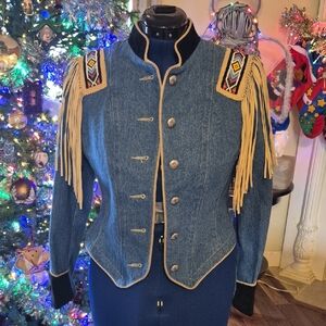 Frontier Collection.Made In U.S.A.americanIndian Beading Leather Fringe.(#1545A)